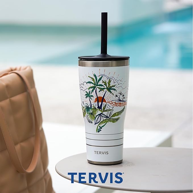 Tervis Traveler Game of Thrones - House of the Dragon - Scale Up Triple Walled Insulated Tumbler Travel Cup Keeps Drinks Cold & Hot, 30oz with Straw Lid, Stainless Steel