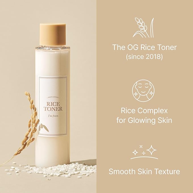[I'm From] Miniatures of Rice Toner, Mugwort Essence, Fig Boosting Essence (Rice), Travel Essentials, Stocking Stuffers, Gifts for Women