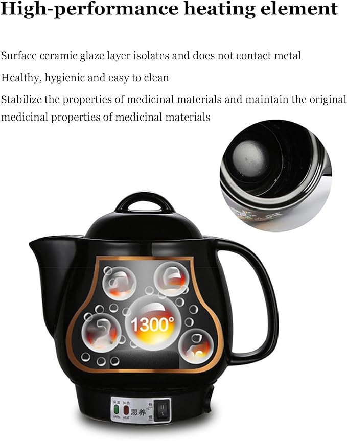 Smart Automatic Chinese Herbal Pot, Herbal Medicine Cooker, Chinese Medicine Cooking Pot, 3 Preset Modes (Decoct/Soup/Tea), with Keep Warm, for TCM Lovers 5L