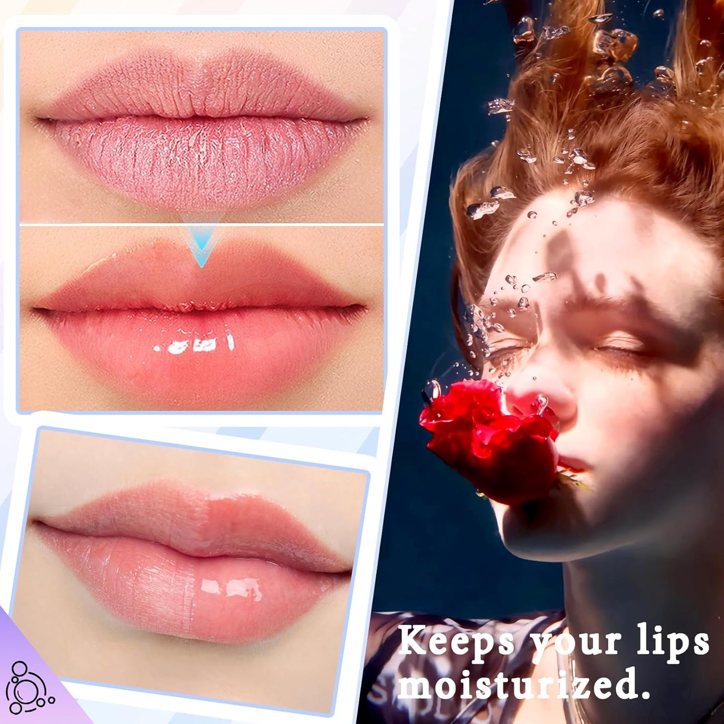 30PCS Moisturizing Lip Masks Set, Overnight Bulk Lip Patches, Long-lasting Hydrating Sleeping Lip Plumping Masks for Women 02