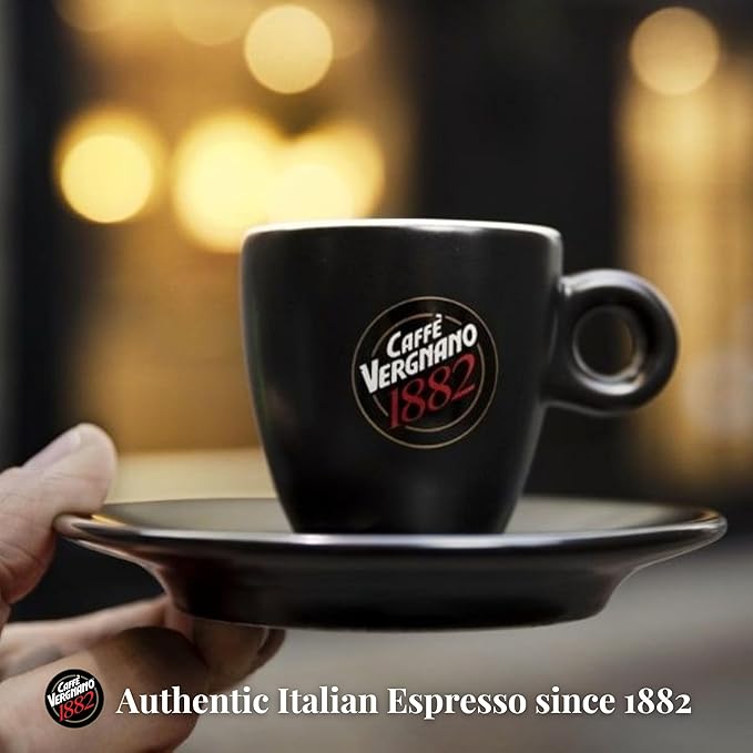 Caffe Vergnano Whole Bean Coffee 2.2 lb Bag - Medium Roast Antica Bottega Arabica Espresso Beans, Italian Coffee Chocolate Caramel Nut Notes - For Coffee Maker, French Press Espresso Maker, Moka Pot