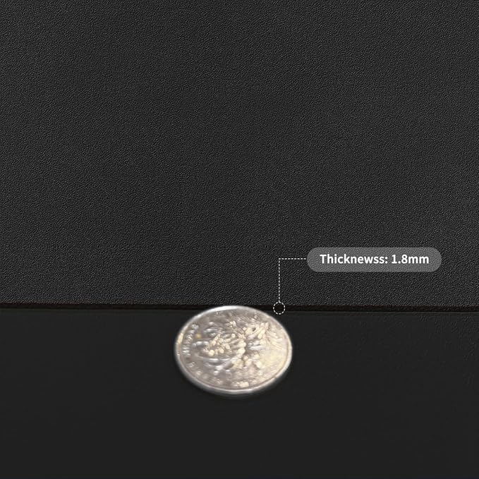 Dresser Protector Top - Can Be Used On Both Sides Waterproof and Easy to Clean Good Flatness Used for Dresser Table(Black+Black 10x39)