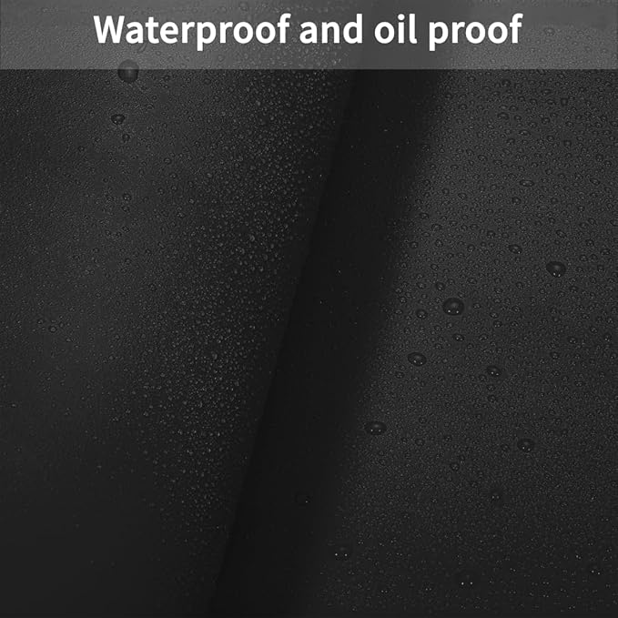 Dresser Protector Top - Can Be Used On Both Sides Waterproof and Easy to Clean Good Flatness Used for Dresser Table(Black+Black 10x39)
