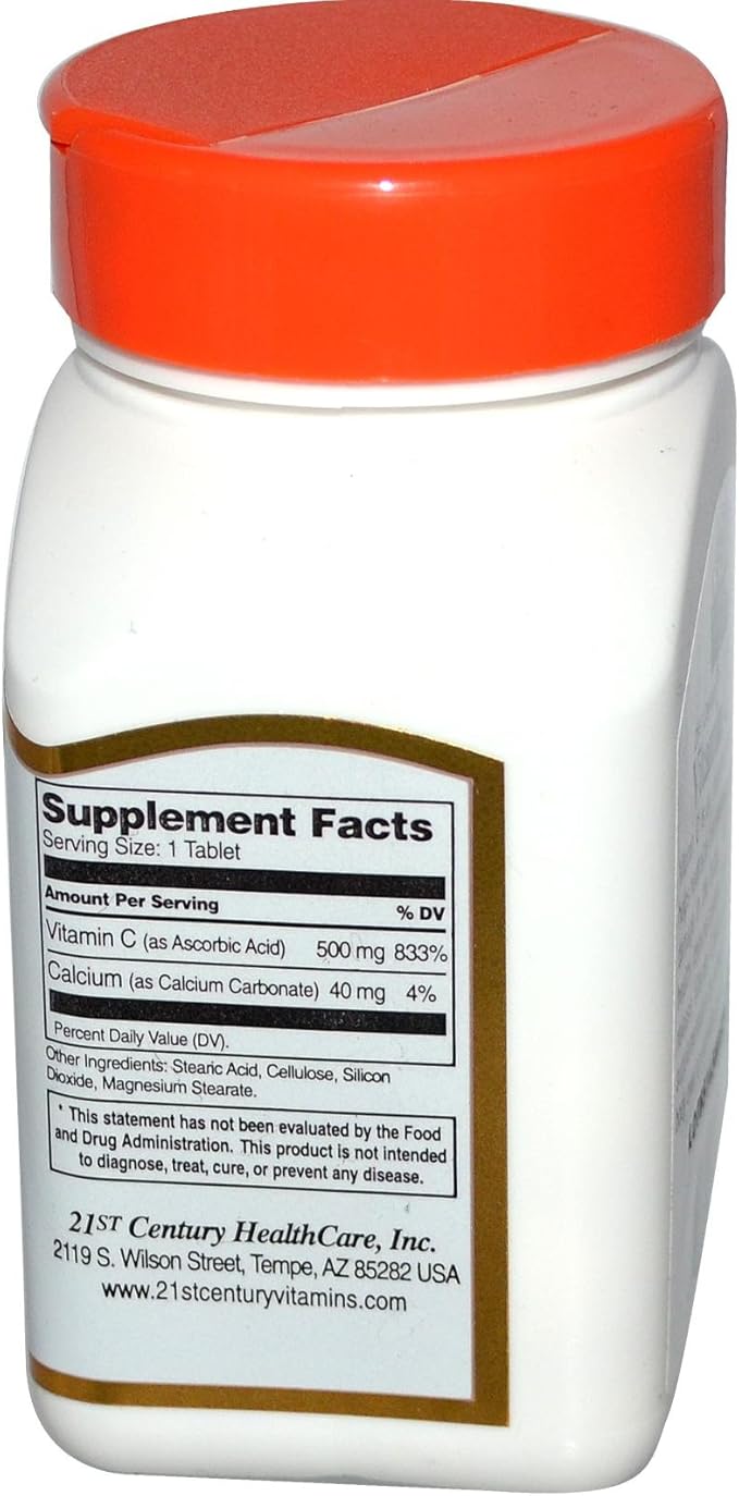 21st Century C 500 mg Prolonged Release Tablets, 110 Count (21190)