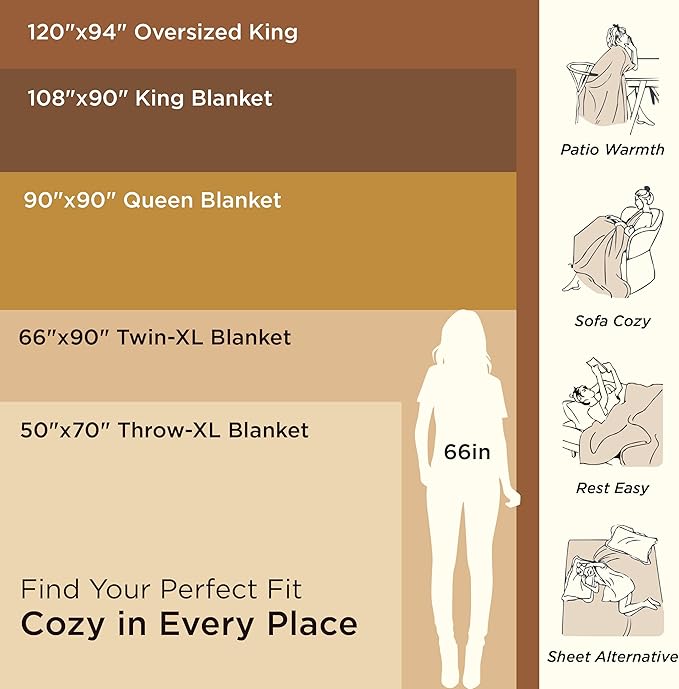 Bedsure 100% Cotton Blanket Queen Size for Bed - Breathable and Lightweight, Soft Cozy Textured Herringbone Woven Blanket for Summer Spring, Pink, 90x90 inches