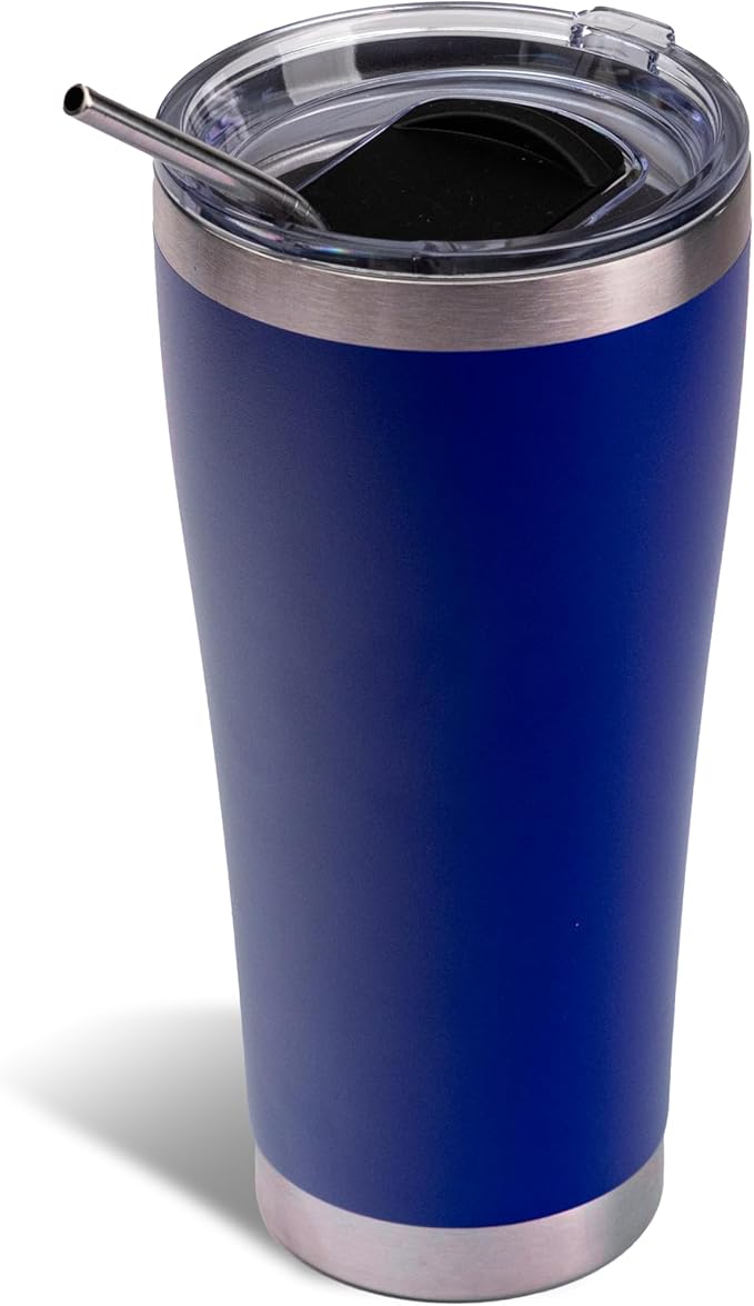 The Memory Company Officially Licenced NFL 30OZ Tumbler Set - 2-Pack Home & Away Stainless Steel Insulated Tumblers with Straws, Double Wall Vacuum Sealed Football Fan Drinkware