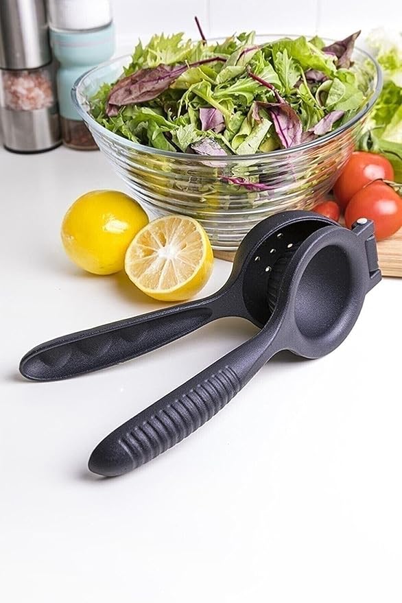 Manual Citrus Juicer Heavy Duty Cast Iron Lemon Squeezer, Orange Juice Press, Handheld Kitchen Tool