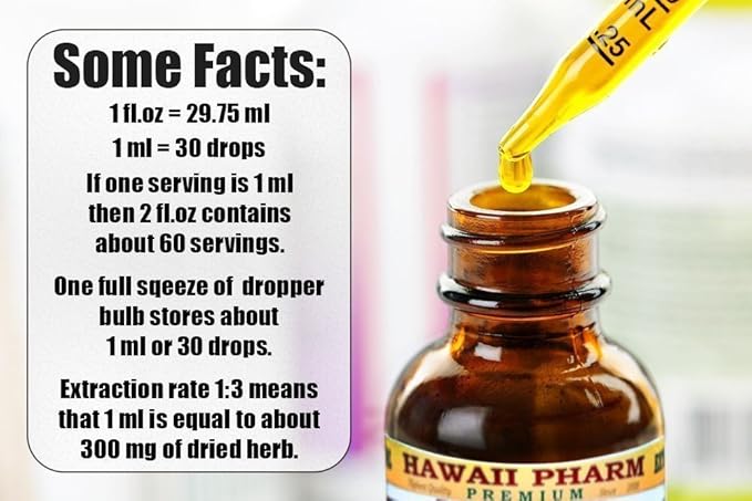 Queen's Root Alcohol-Free Liquid Extract, Queen's Root (Stillingia Sylvatica) Dried Root Glycerite Natural Herbal Supplement, Hawaii Pharm, USA 2x2 fl.oz