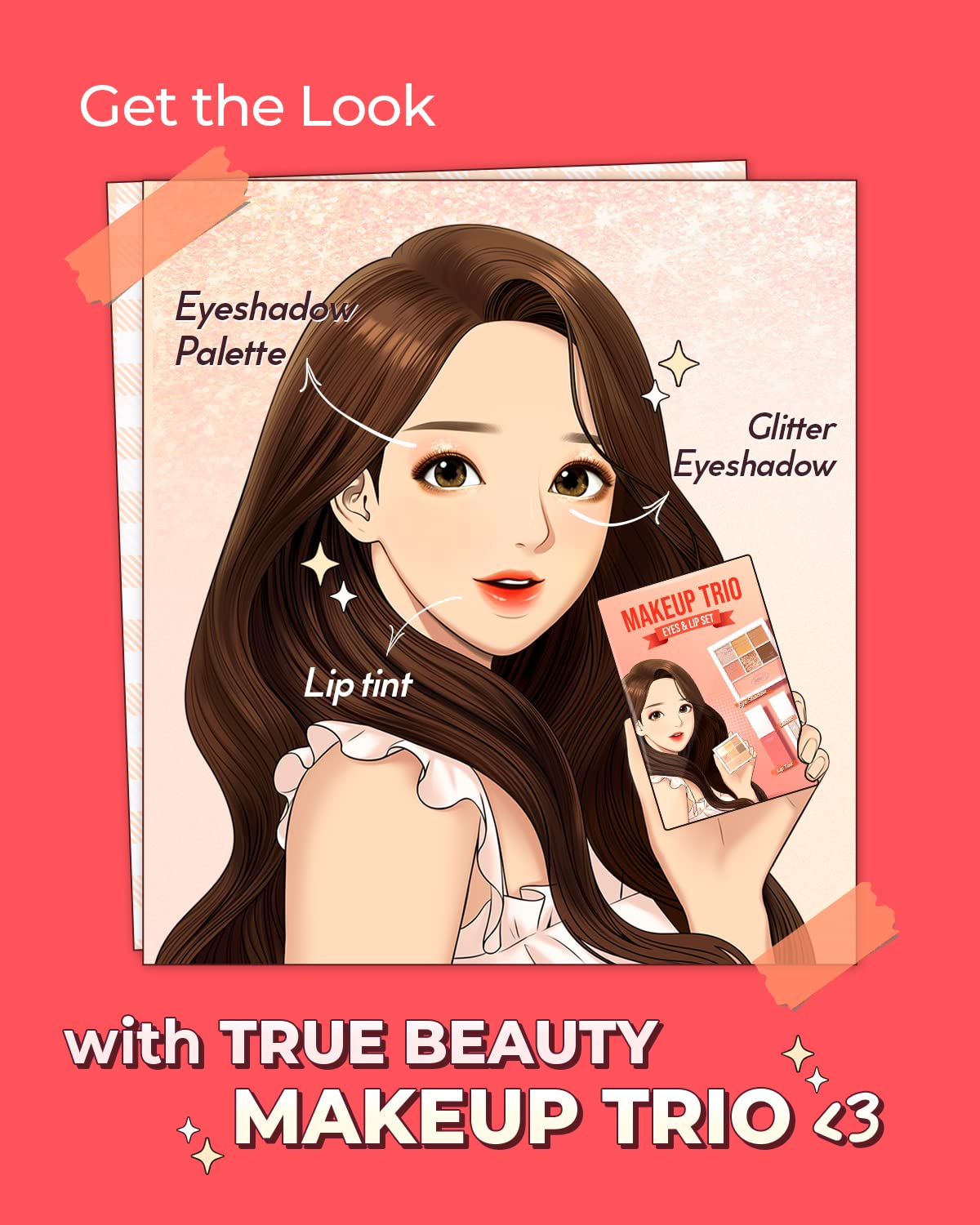 AMTS Radiant Glow with True Beauty Makeup Edition - Complete Set, Skin-friendly, All-Day Wear, Inclusive Shades, Premium Quality.
