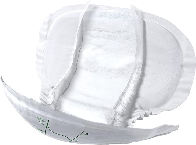 Abena San Premium Incontinence Pads, Heavy Absorbency, (Sizes 8 to 11), Size 9, 112 Count