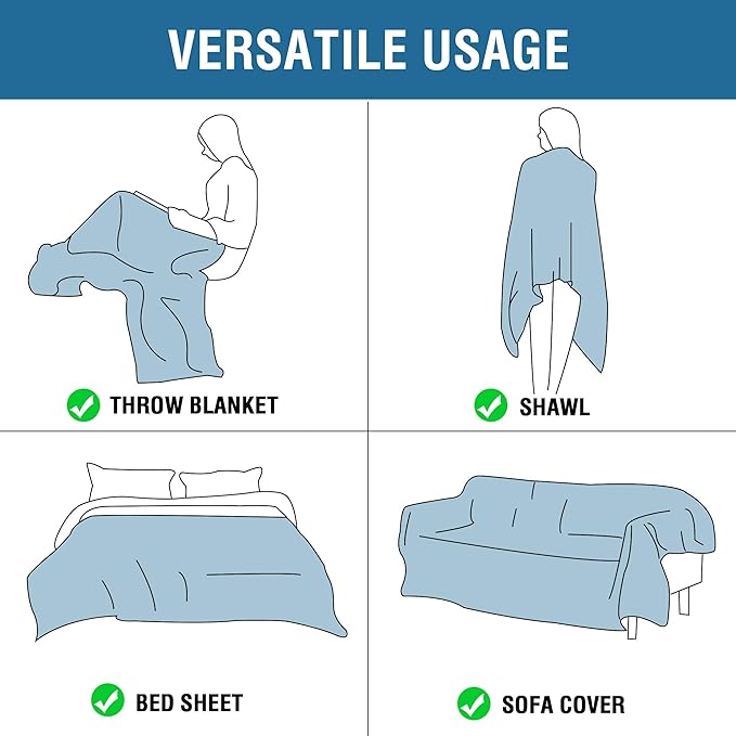 H.VERSAILTEX Cotton Sofa Covers Couch Cover Sofa Slipcover for Most Shape Sofas, Feature Thick Woven Jacquard Seamless with Tassels, Multi-Use Decorative for Couch (Medium: 71" x 91", Navy)