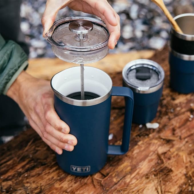 YETI Rambler 34 oz. French Press Coffee Maker, Cape Taupe