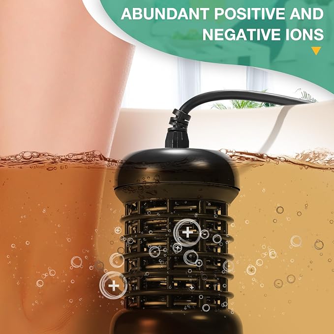 Ionic Foot Bath Detox Machine, Ion Cleanse for Home Use, Salon, Beauty SPA Club (2 Arrays, 100 Liners) Green
