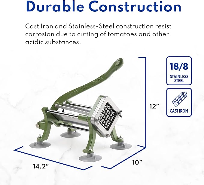New Star Foodservice 38408 Commercial Grade French Fry Cutter, Complete Combo Sets