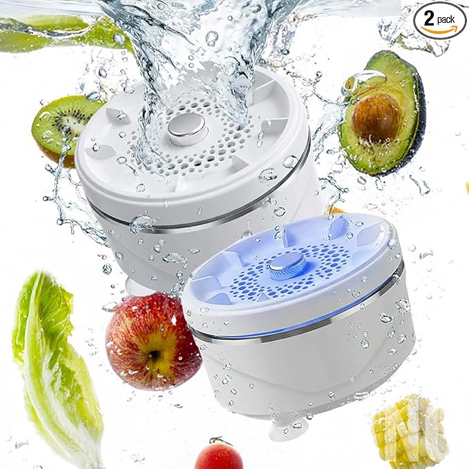 Upgraded Fruit and Vegetable Washing Machine, Fruit Cleaner Device Fruit and Vegetable Purifier Clean Produce with Titanium Electrolysis Purification in Water (2)