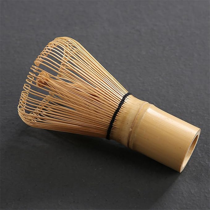 Matcha Whisk - Bamboo Whisk for Matcha Powder, Handcrafted Organic Traditional Japanese Chasen, 100-Prong Matcha Stirrer Wisk Mixer Brush for Authentic Tea Preparation