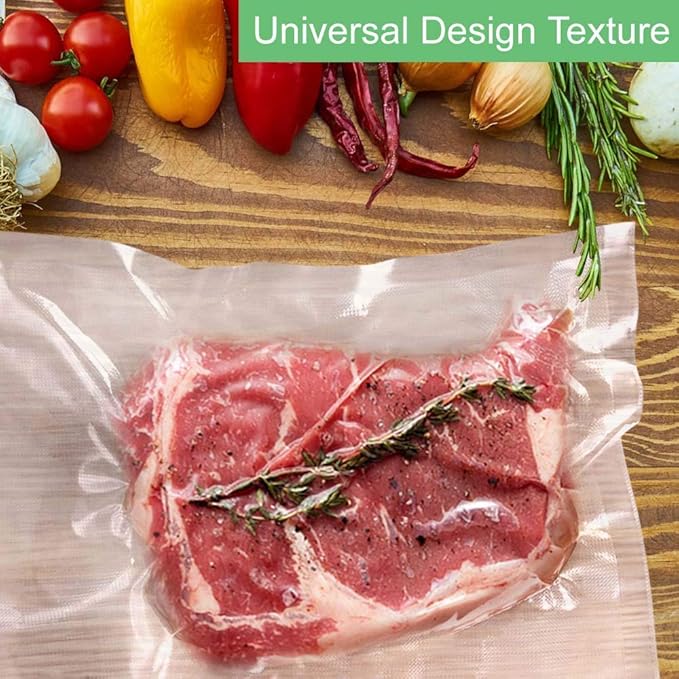 O2frepak Multi-Size 50x 6''x10'',50x 8''x12'',50 X10'' X13''and 2 Rolls11''x20',2 Rolls 8''x20' BPA Free Sous Vide Seal a Meal Commercial Grade Vacuum Seal PreCut Combo Pack Bags Rolls