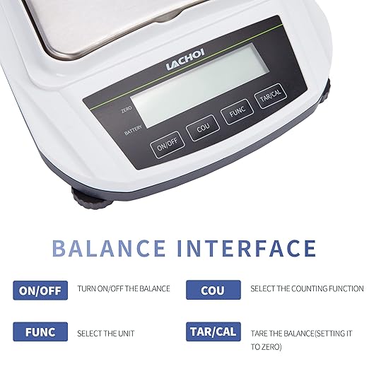 Lab Scale 600gx0.01g High Precision Scale 0.01g Accuracy Laboratory Digital Analytical Balance Jewelry Gram Pharmacy LCD Display(No Test Weight)