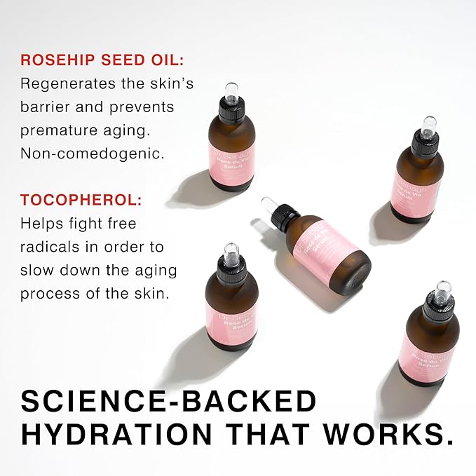Dr Sebagh Rose de Vie Serum - 1.7 fl oz - Award-Winning Nourishing Anti-Aging Formula - Use with Dry, Mature, or Sensitive Skin - Designed to Soothe Redness & Irritation - Regenerating & Invigorating