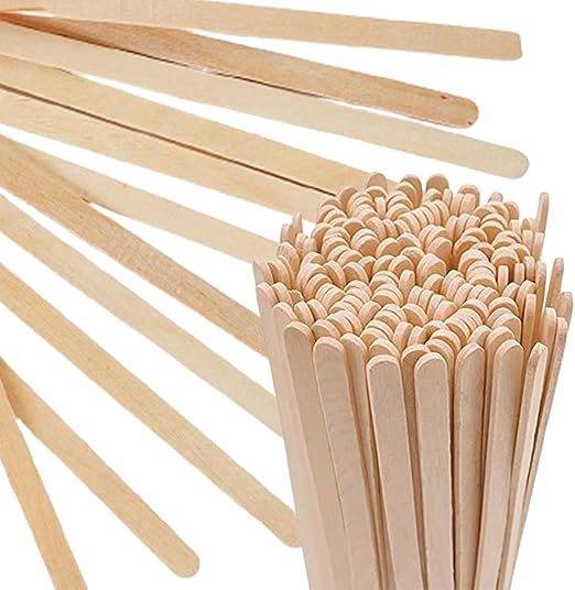 Perfect Stix Premium Wooden Coffee Stirrer Sticks, Thick Birch Wood 5000 Count, 5.5" Inches. Eco-Friendly Wooden Stirrers (5.5Inches / 5000PC)