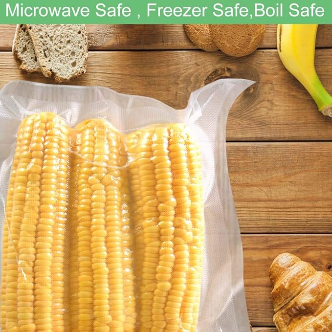 O2frepak 4Pack (Total 200Feet) 11x50 Rolls Vacuum Sealer Bags Rolls with BPA Free,Heavy Duty Vacuum Sealer Storage Bags Rolls,Cut to Size Roll,Great for Sous Vide