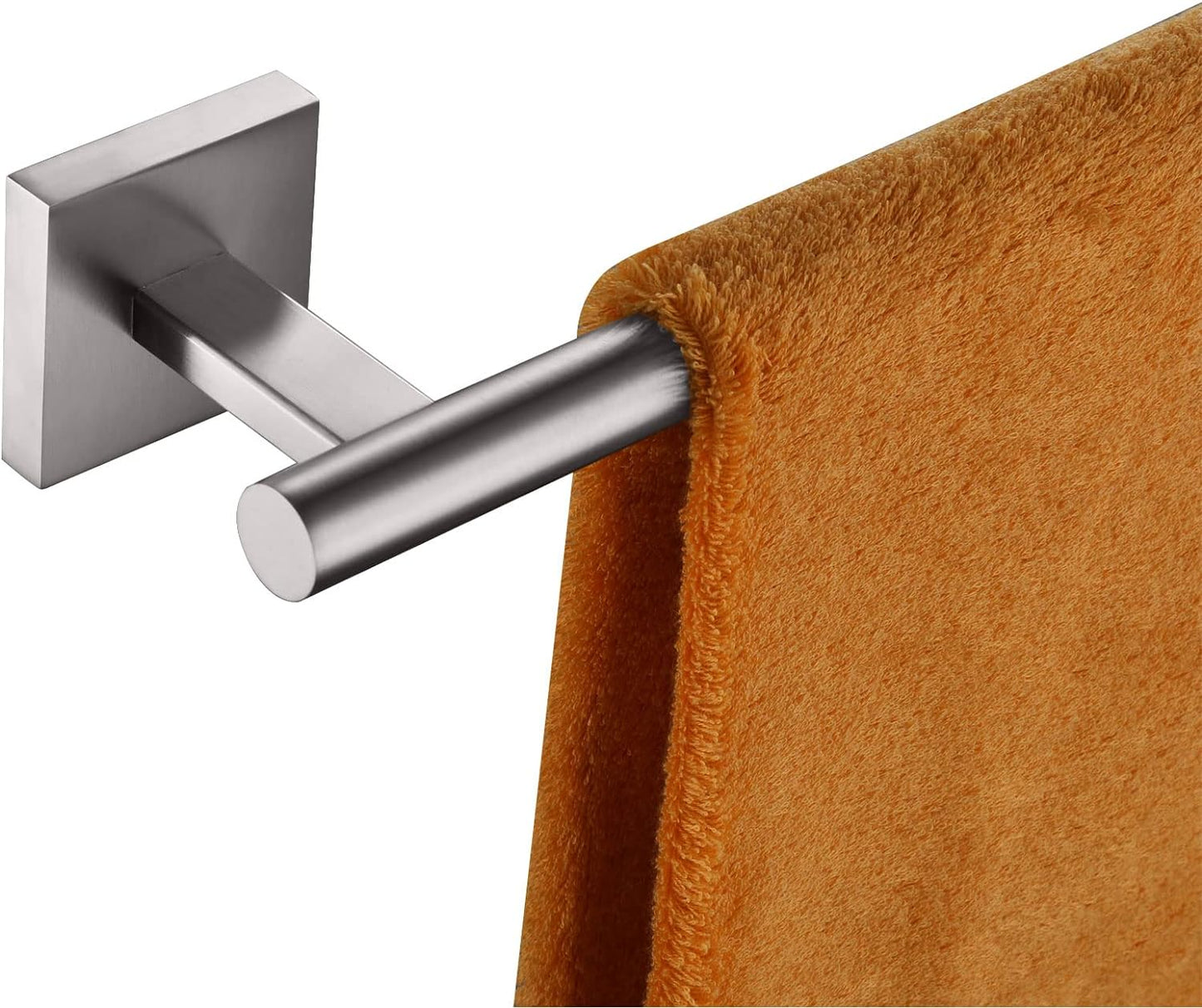 KOKOSIRI Towel Holder Bathroom Accessory Towel Bar for Bath Kitchen Necklace Holder 32 Inch Brushed Nickel Stainless Steel B4005BR-L32