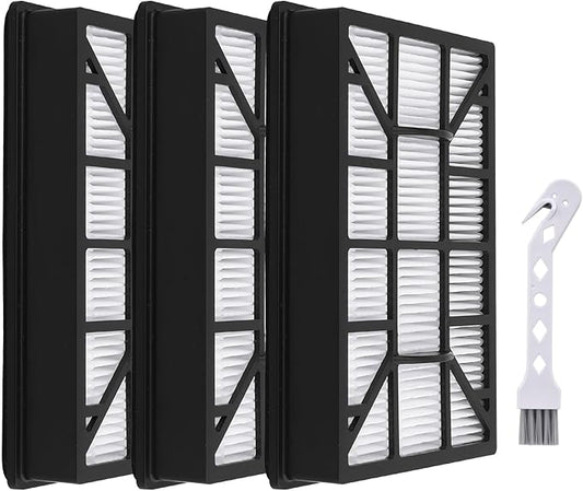 3 Pack EF-12 HEPA Filter Replacement for Kenmore 62731, 52731, 81615, 81614, BC4026 Canister Vacuum Cleaner, 600 Series Exhaust Filter for Kenmore canister vacuum filter, Compare To Part# 591021101