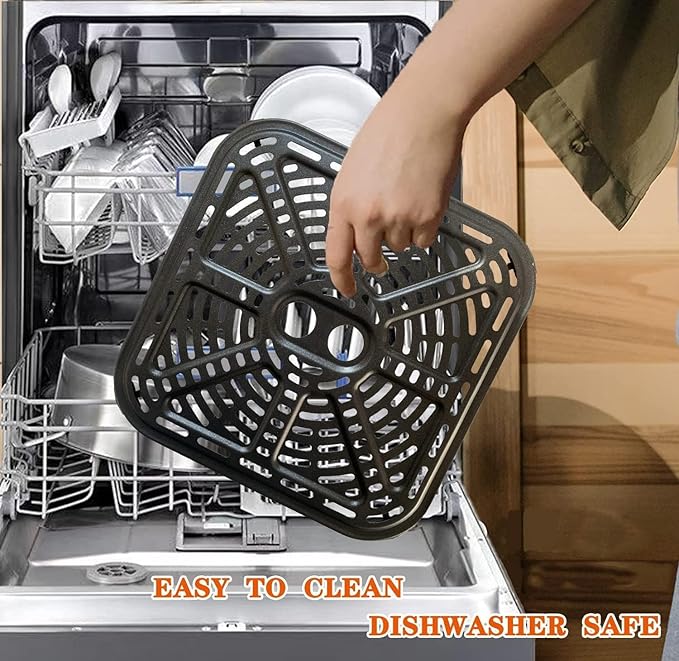 6.8QT Air Fryer Grill Pan for COSORI Dual Blaze 6.8QT Smart Air Fryer, Premium Air Fryer Grill Crisper Plate Rack Insert Grate Shelf for COSORI 6.8QT Air Fryers, Nonstick, Dishwasher Safe
