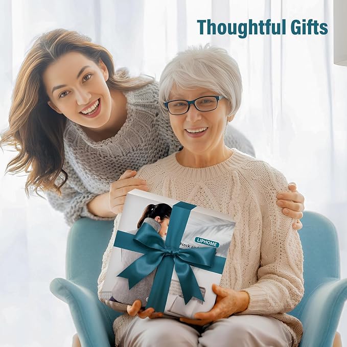 Heating Pad for Neck and Shoulders, Heated Pad for Back Pain Relief and Cramps, Heat Pads Gifts for Women Mom Grandma Wife, Mothers Day, Birthday Gifts for Men Dad, 6 Heat Settings 4 Auto-Off, 22"x35"