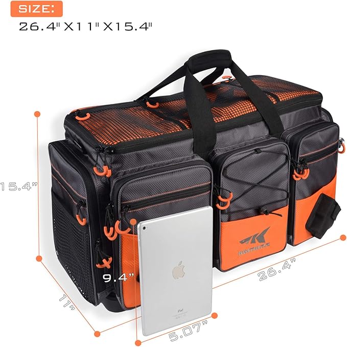 KastKing Fishing Gear & Tackle Bags - Saltwater Resistant Fishing Bags - Fishing Tackle Storage Bags