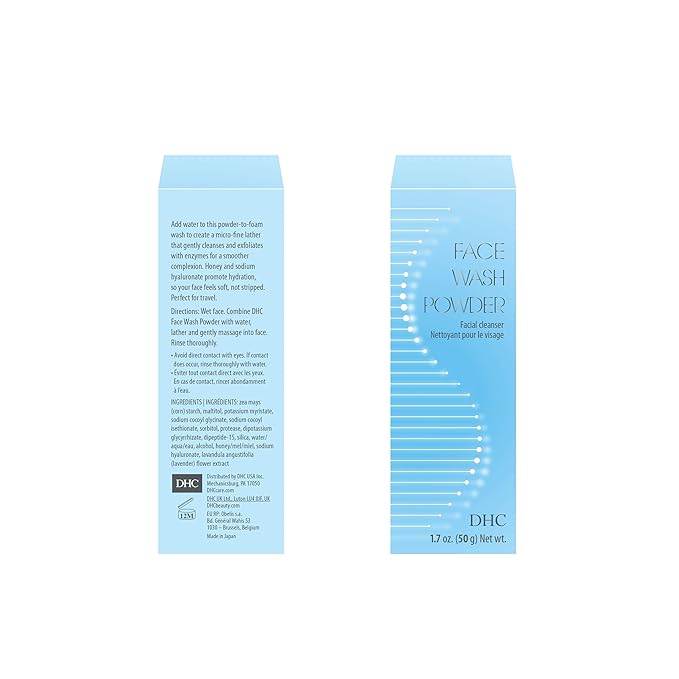 DHC Deep Cleansing Oil 4.1 Fl Oz. and Face Wash Powder 1.7 oz. Net wt.