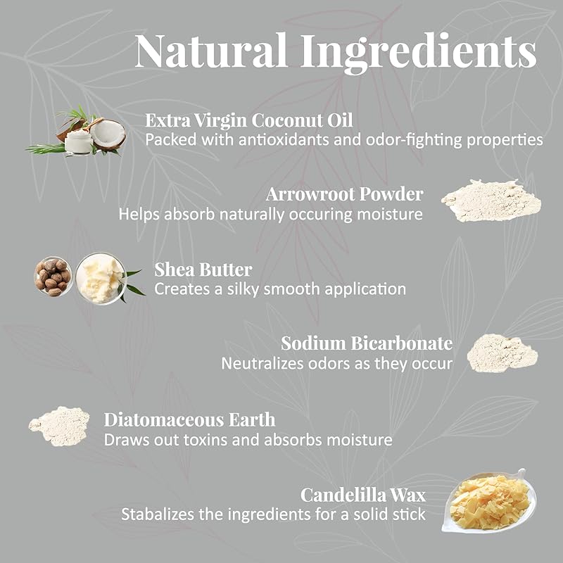 J&L Naturals Aluminum Free Deodorant for Men & Women | 100% Natural Ingredients With Coconut Oil, Shea Butter, & Essential Oils | Sustainable, Eco-Friendly (Peppermint & Bergamot, 3.0 Oz (Pack of 4))