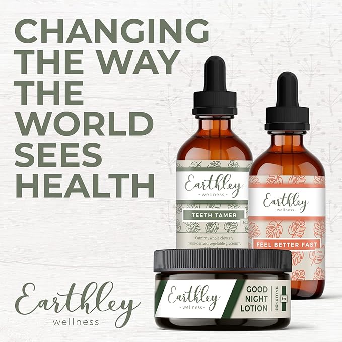 Earthley Wellness Elderberry Elixir, Powerful Immune & Respiratory Support, Herbal Elderberry Syrup Alternative, Organic, Supporting Herbs, Gluten-Free, No Added Sugars or Colors (4oz, Regular)
