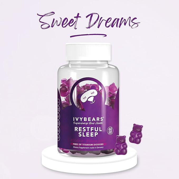 Men’s Hair Vitamins and Restful Sleep Gummies - 60 Count