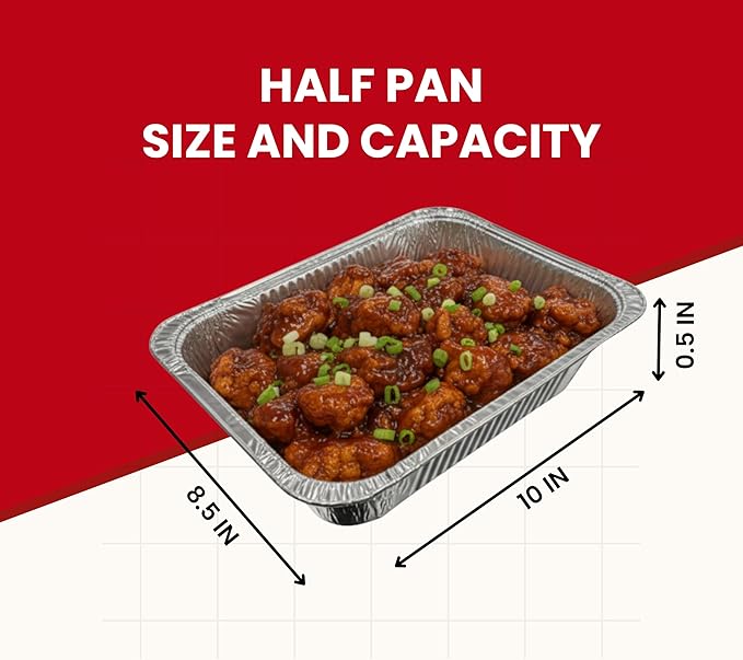 Self-Heating Buffet Kit – Flameless Food Warmer Set for Parties – Includes 4 Trays, 4 Half-Size Heat Pads & Foil Pans – Keeps Hot Food Hot for up to 3 Hours – Gel Fuel Can Alternative