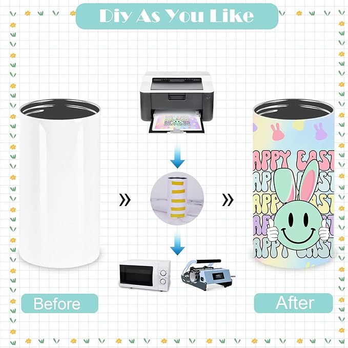 12 Oz Sublimation Sippy Cup Tumblers 8 Pack With Handle, Straight Sublimation Blanks Kids Tumbler, Stainless Steel Todder Water Bottle