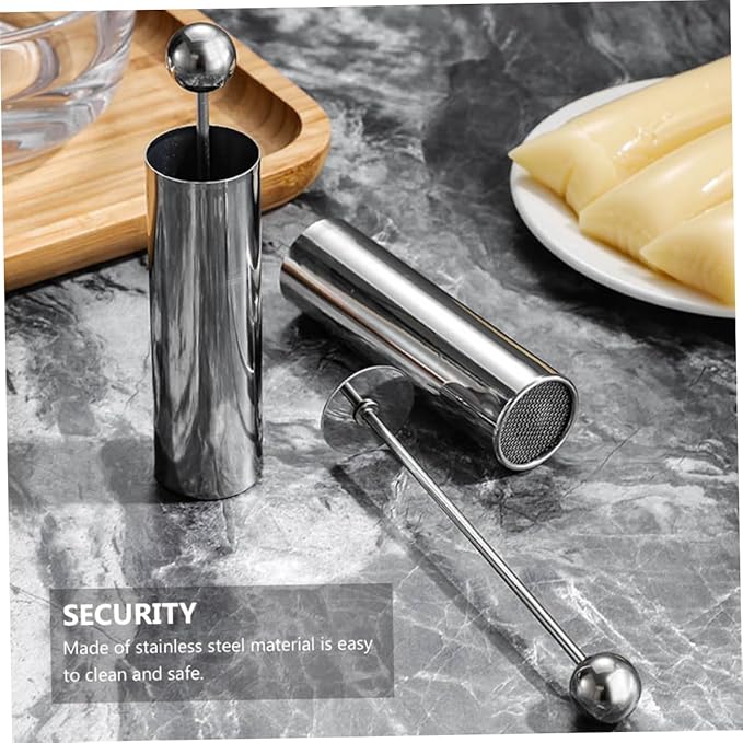 DECHOUS 3pcs Stainless Steel Tofu Cutter Mold Handy Manual Press for Filamentous Tofu Cheese for Home Kitchen Create Chrysanthemum Unique Shapes Practical Saving Tool