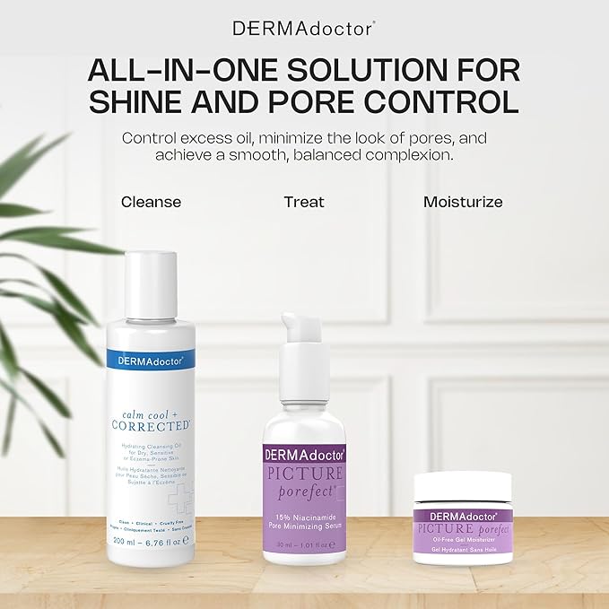 DERMAdoctor Pore Minimizer Niacinamide Serum for Face | Vitamin B3 Niacinamide Oil Control Pore Minimizer for Visible pores, Blackheads, Uneven Skin Tone, Redness, Oily Skin - Dermatologist Formulated