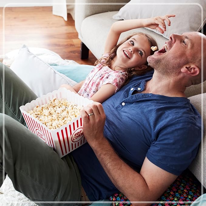 Nostalgia Air Popper Popcorn Maker - Oil-Free Popcorn Machine Pops Up To 16 Cups with Hot Air for Movie Night Snacks - Aqua Popcorn Popper with Swirling Air Chamber & Measuring Cup for Precise Popping