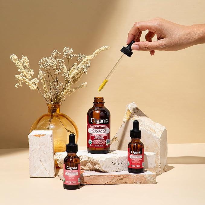 Cliganic Organic Marula Oil, 2oz - 100% Pure - For Face & Hair | Natural Cold Pressed Unrefined (Packaging May Vary)