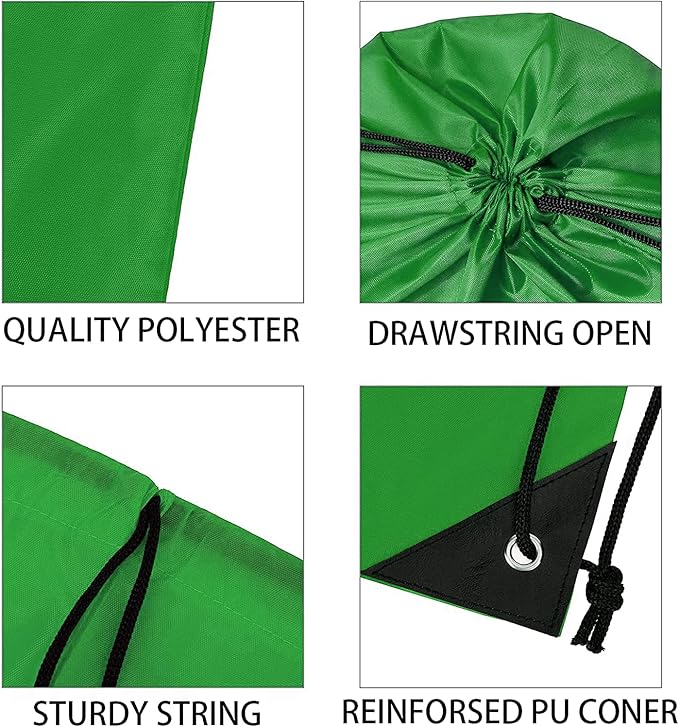 Vorspack Drawstring Backpack 20 Pieces for Party Gym Sport Trip