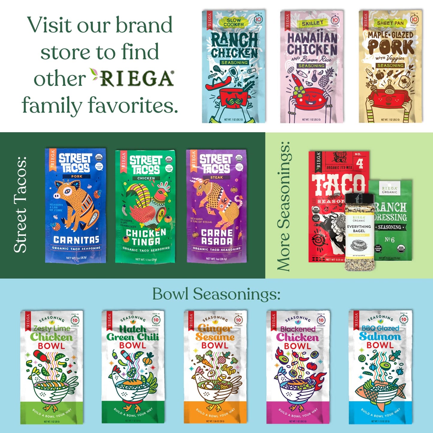 Riega Organic Garlic Seasoning Salt, Himalayan Pink Salt Perfect for Every Meal 18 Ounce (Pack of 1)