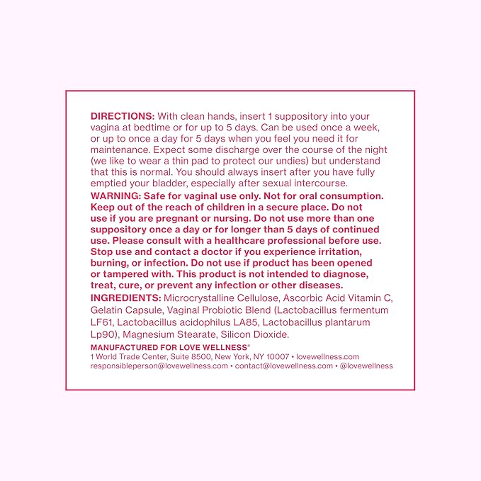 Love Wellness The Killer & Flora Power | Vaginal Suppository Duo with Probiotics, Vitamin C & Boric Acid for Vaginal Health | Vaginal Suppositories for Healthy pH Balance & Vaginal Odor Control