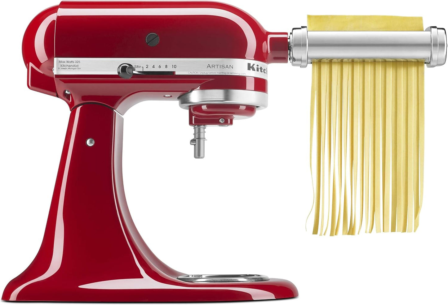 KitchenAid KSMPCA Pasta Cutter Attachment Set (2 Piece), One Size, Silver
