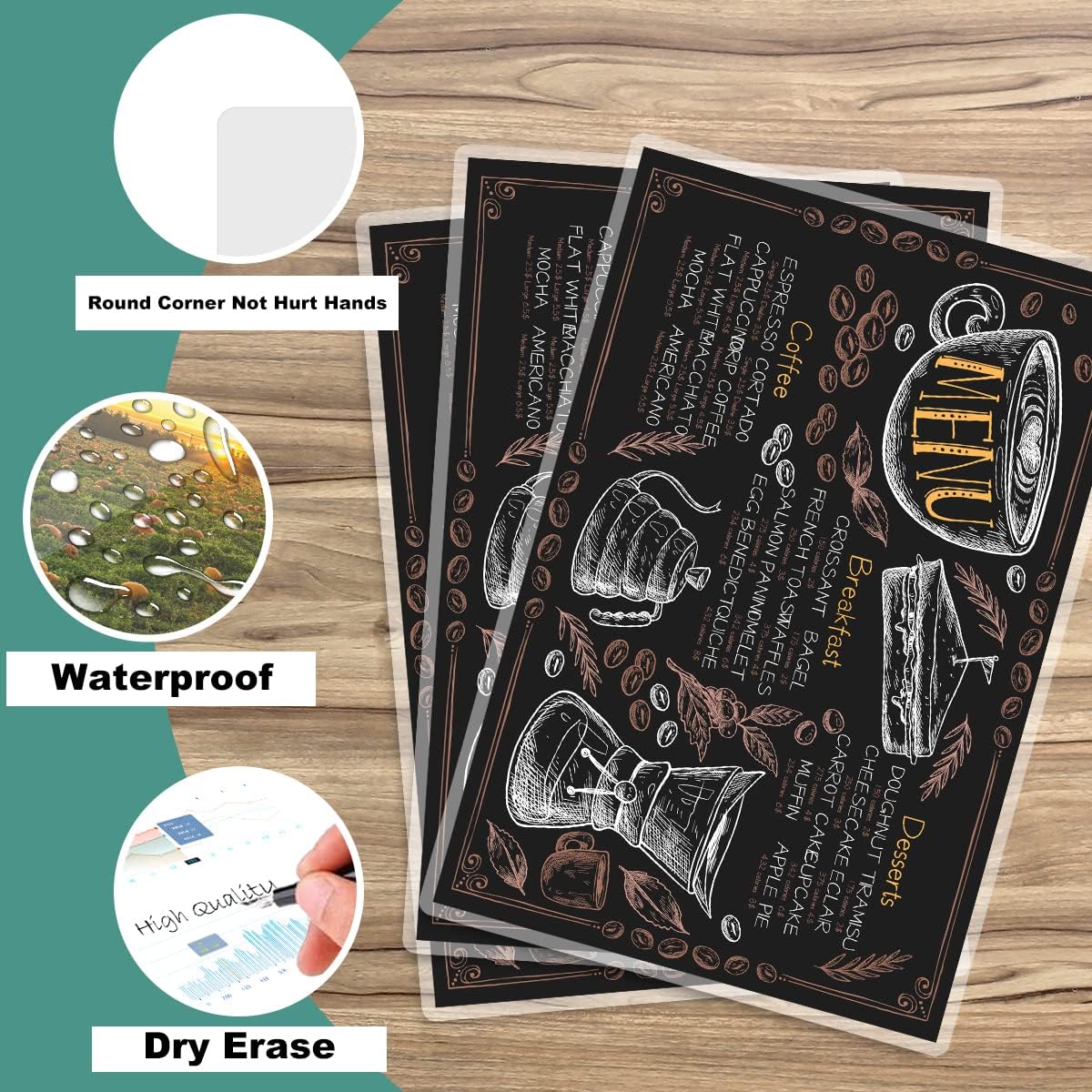 BESTEASY Clear 9" x 11.5" Thermal Laminating Sheets 3 mil Letter Size Thermal Laminating Pouches, Hold 8.9'' x 11.4'' Letter Size Sheets, Pack of 1000
