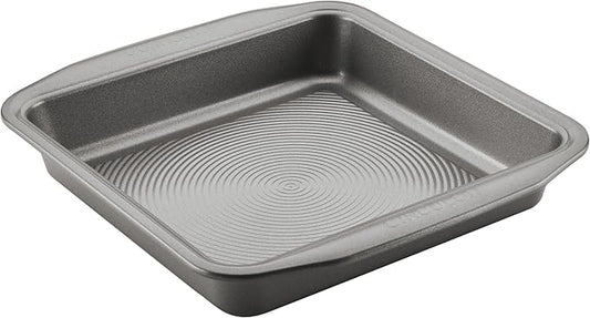 Circulon Nonstick Bakeware Baking Pan / Cake Pan, Square - 9 Inch, Gray