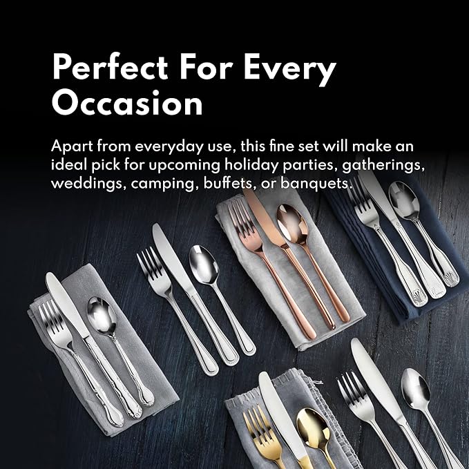 New Star Foodservice 58581 Steel Bead Pattern Serving Spoon, 7.8-Inch Set of 12