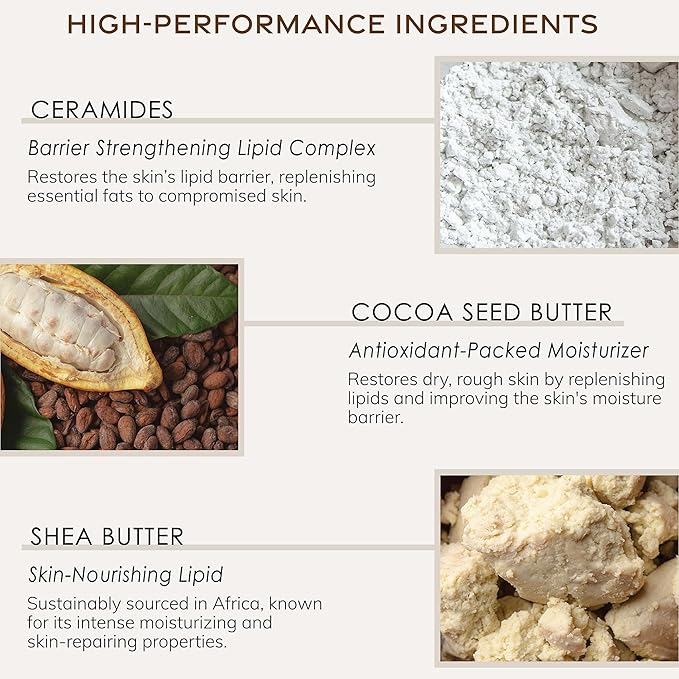 Deep Steep Body Butter with Ceramides for Intense Moisture 6oz (6 Ounces (Pack of 1), Pure Coconut)