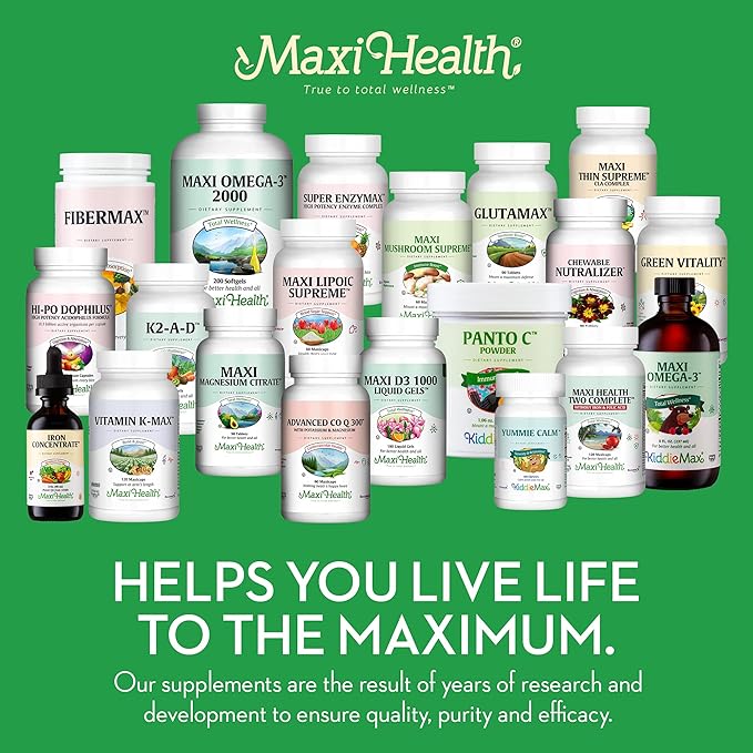 Maxi Health Max C Gram Plus, 90-Count