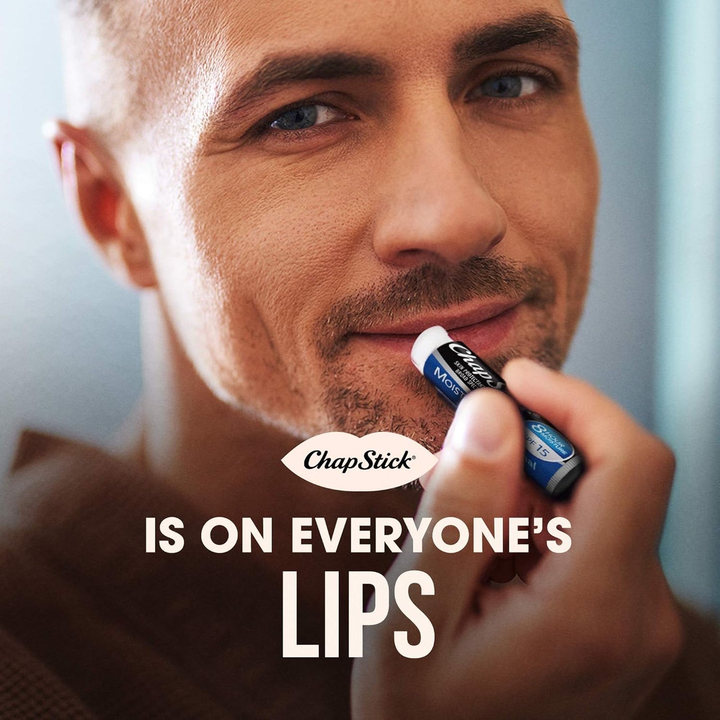 ChapStick Original Lip Balm 4-Pack + 1 Chapstick Moisturizer 2-in-1 Lipcare with SPF 15, 0.15 Oz Ea (5 Piece Set)